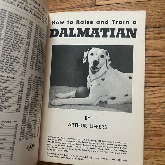 How To Raise And Train Dalmatian Dog Vintage Mid Century Book Dog Lovers Rare - Picture 2 of 10